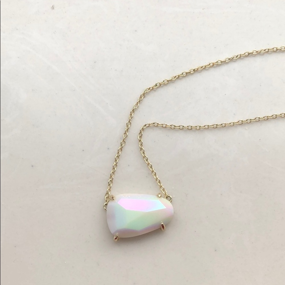 Kendra Scott Amethyst Dichroic necklace